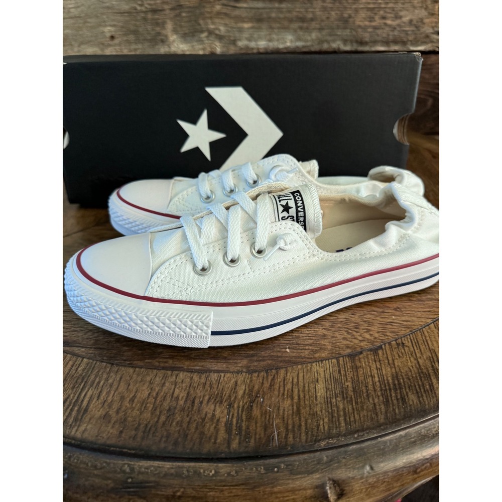 Converse Chuck Taylor All Star Shoreline Slip White Womens 9 537084F